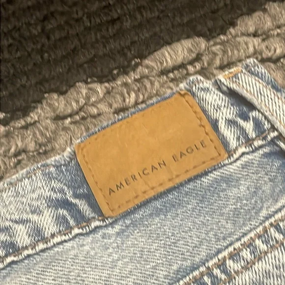 American Eagle Denim Jorts Womens Sz 8 Vacation Beach Resort Pool Thrashed Y2K - Picture 5 of 6